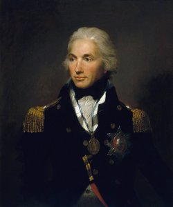 Portræt af viceadmiral Horatio Nelson (1758-1805), første vicekonge af Nelson. Olie på lærred af Lemuel Francis Abbott