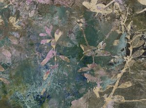 Botaniske grunge-blade