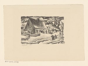 Altenberg (Ertsgebergte) (original titel på objektet) af Leo Gestel (signed by artist)