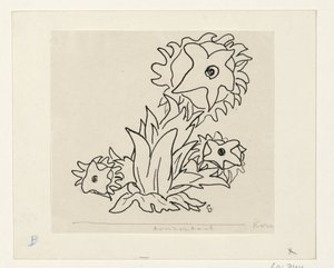 Blomster af Leo Gestel (signed by artist)