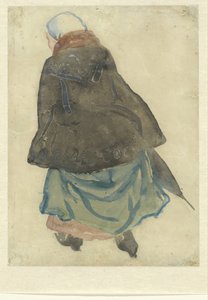 løber kvinde af Leo Gestel (signed by artist)