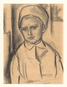 Portræt af en ukendt dreng af Leo Gestel (signed by artist)