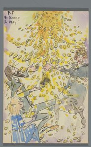 Postkarte an Jan Ponstijn af Leo Gestel