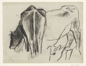 Tre køer af Leo Gestel
