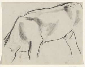 Græsende ko af Leo Gestel