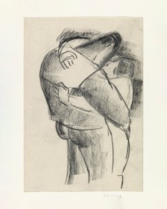 Et kyssende par (1891–1941) af Leo Gestel