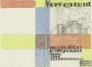 Maandblad Verf en Kunst van P.A. Regnault (Entwurf in Farbe)