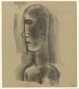 mandligt hoved af Leo Gestel