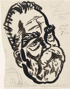 Mands hoved af Leo Gestel
