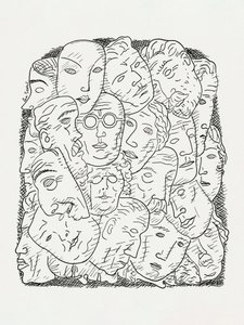 Masker af Leo Gestel