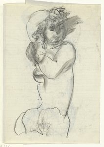 nøgen kvinde af Leo Gestel