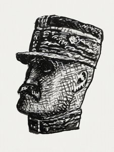 Portræt af Ferdinand Foch (ca. 1891–1941) af Leo Gestel