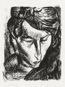 Portræt af en ukendt kvinde (ca. 1891–1941) af Leo Gestel
