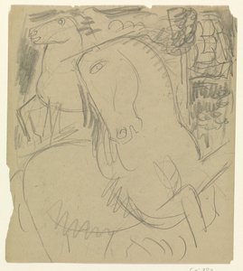 To heste af Leo Gestel