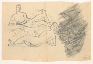 Fem heste af Leo Gestel