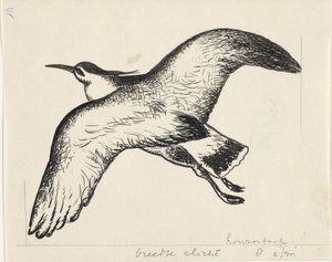 Flyvende fugl af Leo Gestel