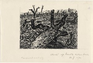 Første Verdenskrig (titel på objekt) af Leo Gestel