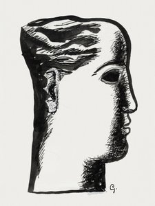 Kvindehoved (ca. 1891–1941) af Leo Gestel