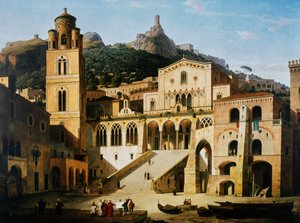 Plads foran katedralen i Amalfi