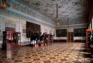 Eremitagens riddersalarsenal i Sankt Petersborg, c1800-tallet