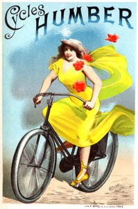 Humbert cykler. Plakat af Choubrac
