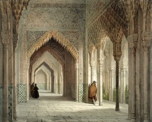 Retssalen i Alhambra, Granada, 1853