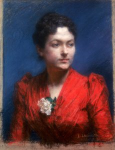 Madame Lambert, 1889 af Leon Augustin Lhermitte