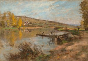 Quai au Sable, Chartèves af Leon Augustin Lhermitte