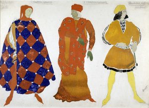 Bakst kostume til "Martyren fra San Sebastian" af Leon Bakst