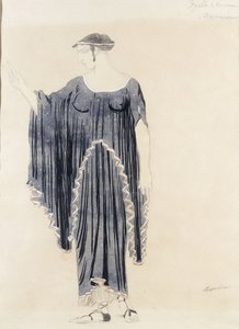 Costume design for Oedipus at Colonus- Antigone, c. 1899 to 1909 dani af Leon Bakst