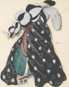 Kostumedesign til Balletten The Legend of Joseph af R. Strauss af Leon Bakst