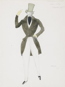 Kostumedesign til balletten Carnaval af R. Schumann, 1910 af Leon Bakst