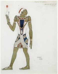 Kostumedesign til balletten Hélène de Sparte af E. Verhaeren og D. de Séverac, 1912 af Leon Bakst