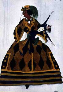 Kostume til englænderen, fra La Boutique Fantastique af Leon Bakst