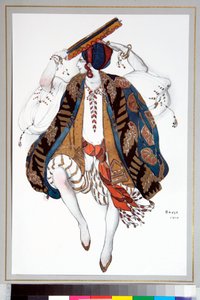 ""Jødisk danser"" Kostume designet af Leon Bakst (1866-1924) til balletten ""Cleopatre"" af Ballets Russes af Leon Bakst