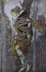 Ida Rubinstein i skuespillet The Martyrium of St. Sebastian af Gabriele D