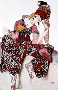 Iskander, kostumedesign til balletten La Peri musik af Paul Dukas, c1913 af Leon Bakst