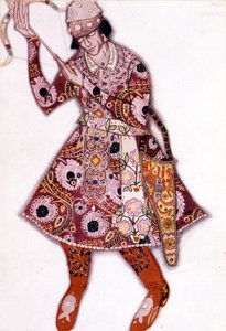 Léon Baksts kostume til "Ildfuglen" af Stravinsky i Paris Opera, juni 1910 af Leon Bakst