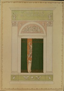 Playbill Cover for Contemporary Ballet, 1902 af Leon Bakst