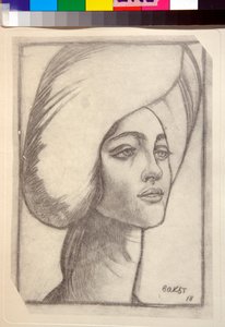 Portræt af Madame T af Leon Bakst