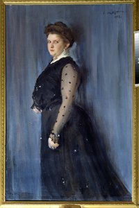 Portræt af S.P.Wallison (Portræt af S.P.Wallison) (olie på lærred) af Leon Bakst