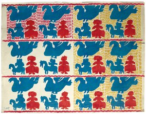 Tekstildesign, begyndelsen af det 20. århundrede.. af Leon Bakst