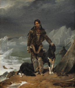 En kvinde fra eskimoernes land af Léon Cogniet