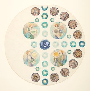 Undersøgelse for Rose Window for St. John the Baptist Church, Brooklyn, NY