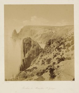 George-klostrets klipper (Rochers du Monastere St. Georges) af Leon Eugéne Méhédin