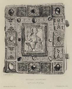 Byzantinsk bogbinderi (gravering) af Leon Gaucherel