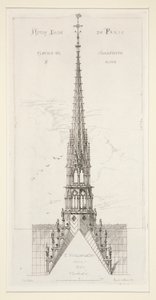 Notre Dame de Paris: Pil i ramme og bly af Leon Gaucherel