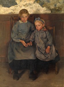 To vallonske landpiger af Leon Henri Marie Frederic