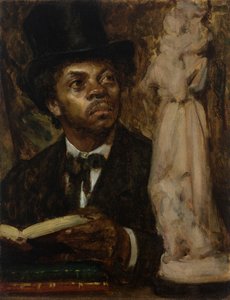 Portræt af en kunstkender, muligvis Ira Aldridge (olie på lærred)
