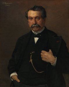 Portræt af en mand af Leon Joseph Florentin Bonnat